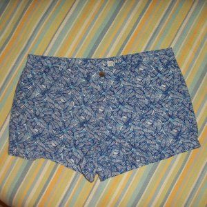 🛍️ BUNDLE ONLY** GAP Blue palm print chino shorts size 14R